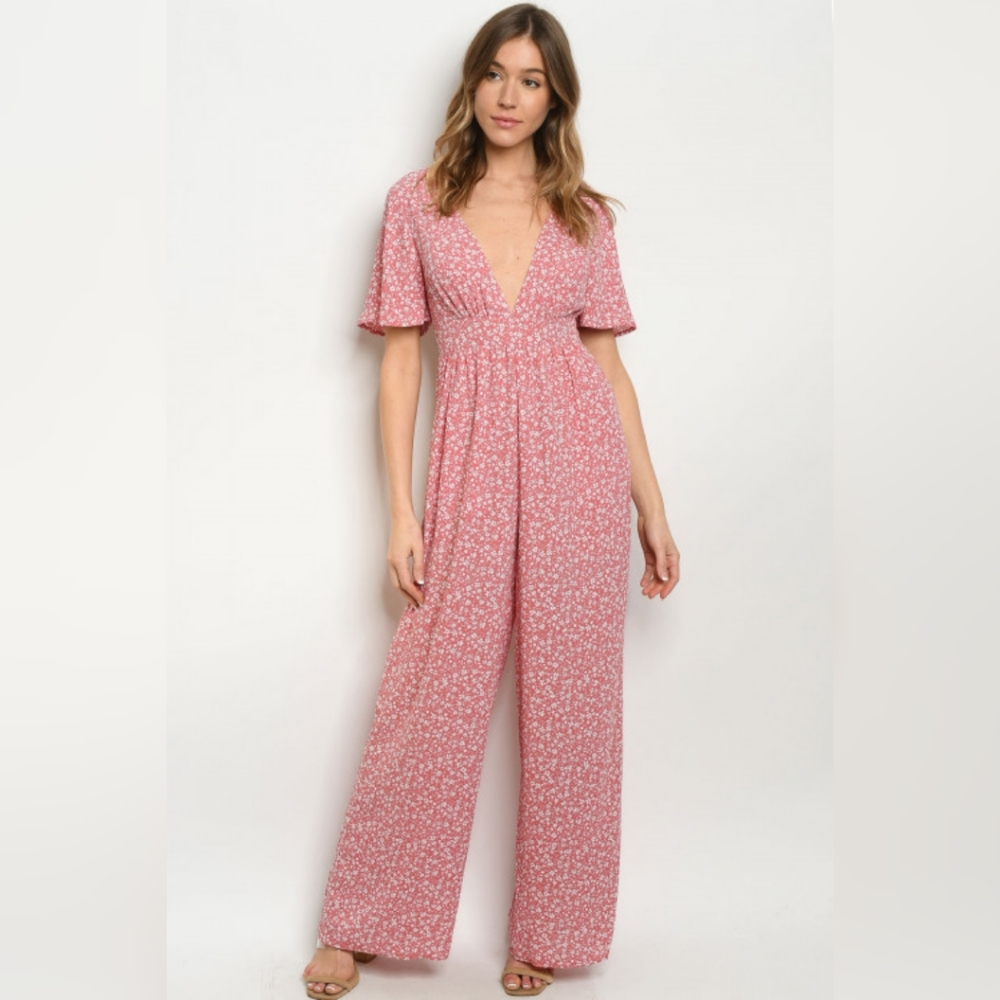 FLORAL JUMPSUIT